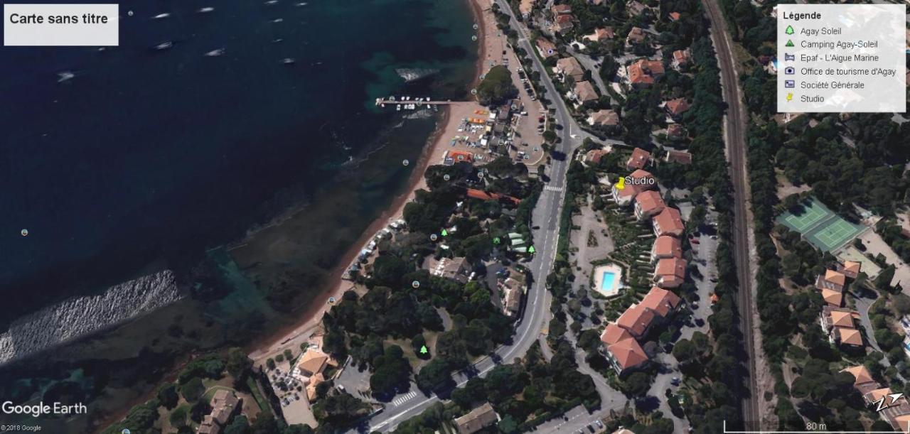 Appartement Vue Mer Piscines Parking Les Coraux Agay Plage Saint-Raphaël 외부 사진