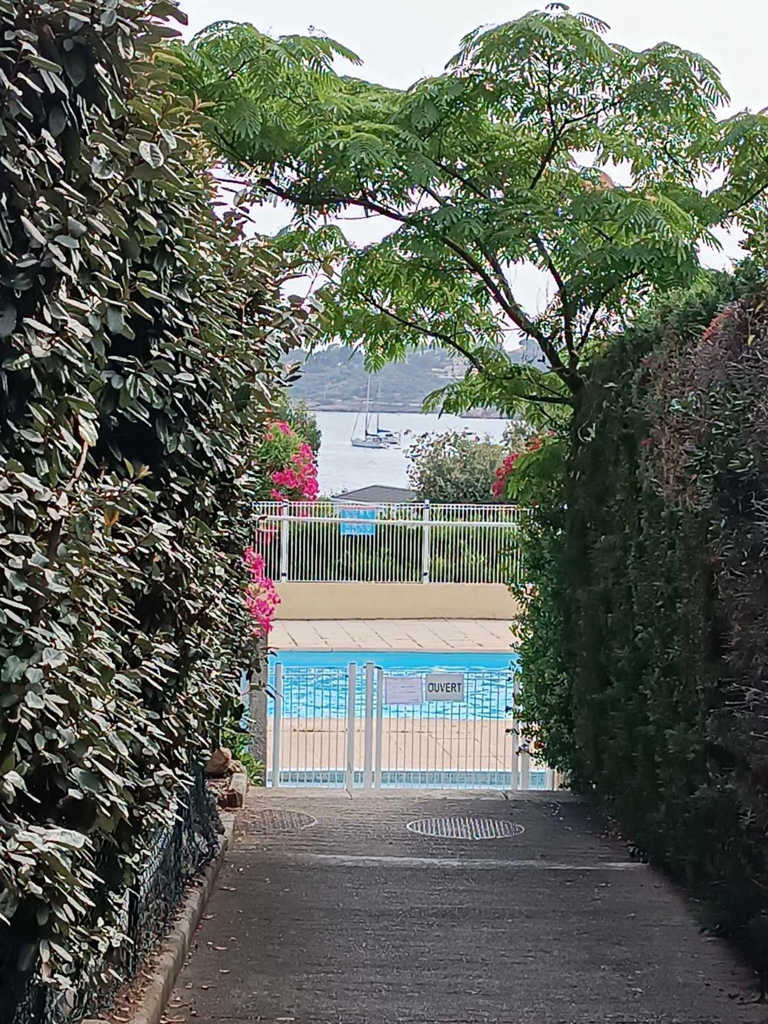 Appartement Vue Mer Piscines Parking Les Coraux Agay Plage Saint-Raphaël 외부 사진