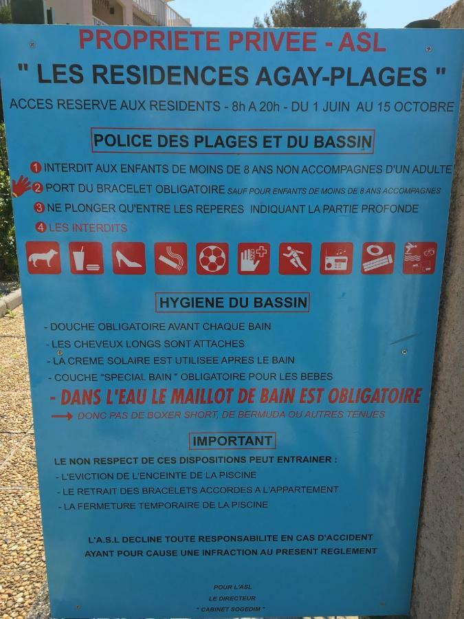Appartement Vue Mer Piscines Parking Les Coraux Agay Plage Saint-Raphaël 외부 사진